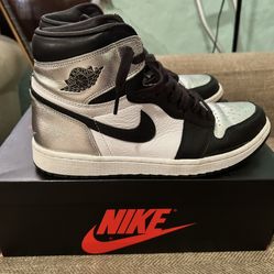 Air Jordan 1 Silver Toe Sz 10
