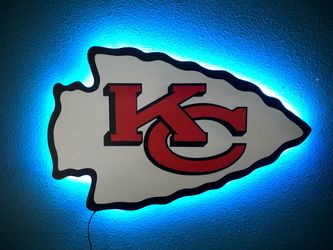 Kansas City Chiefs LED Wall Sign