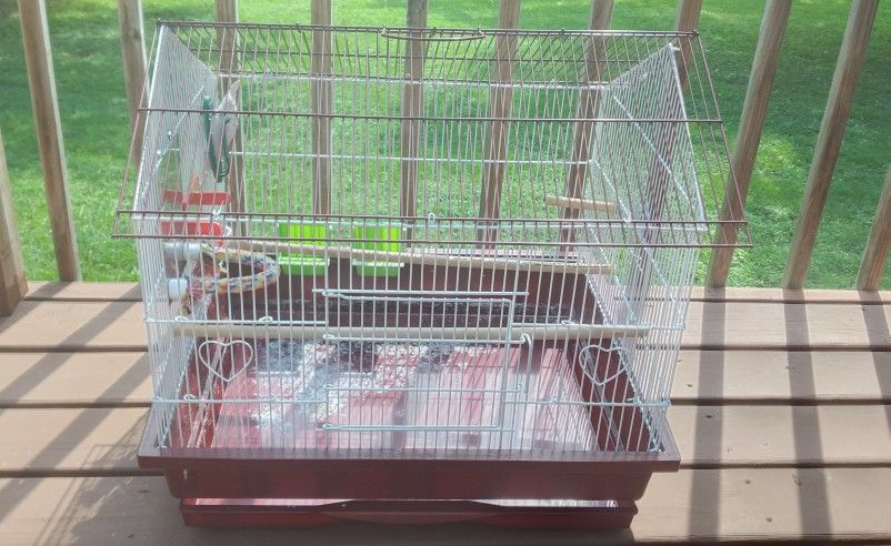 Bird cage,  Activity Center and Bird Carrier 