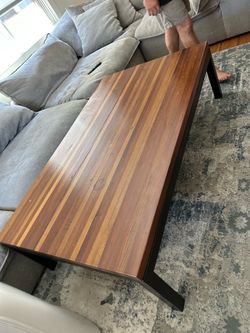 Teak wood coffee table