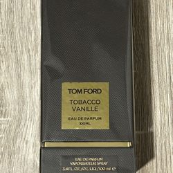 Tom Ford Tabacco Vanille 3.4 Oz New Sealed 