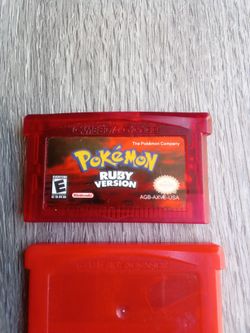 Pokemon fire red & pokemon ruby cash 220