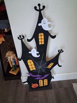 Halloween light up house