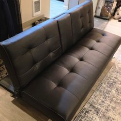 Small Futon. Collapsible For A Small Makeshift Bed