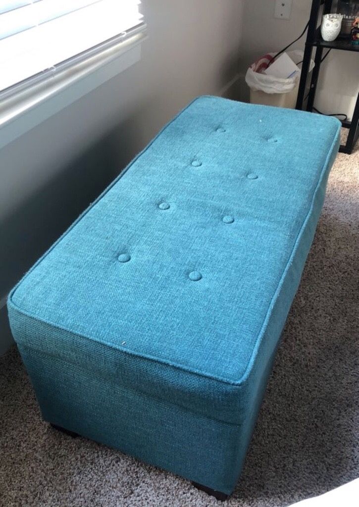 Blue Ottoman