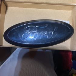 Ford Grille Emblem Black 