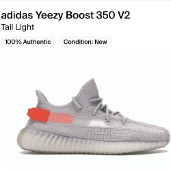 Yeezy Boost 350 V2 Tail Light Size 6