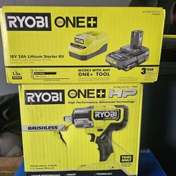 Ryobi One + HP ½ Inch Brushless 4-mode Impact Wrench 