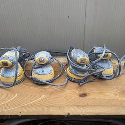 Qty 4, DEWALT 120-Volt 3 -Amp Variable Speed Random orbital Sander with Dust