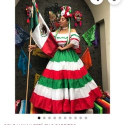 Traje Folclorico Tipico Mexicano