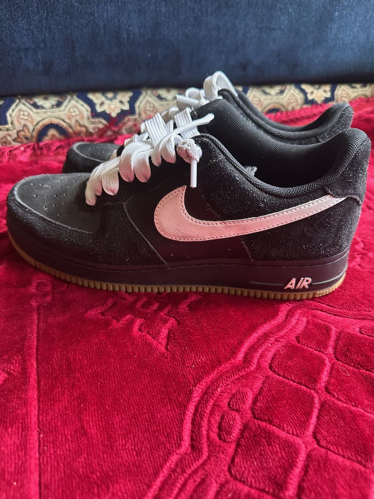 Nike Air Force 1 '07 LV8 Men's Shoes in Black/Gum Light Brown
