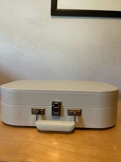 Vintage White Crossley Record Player