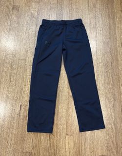 Boys Black Under Armour Sweatpants Size medium youth 