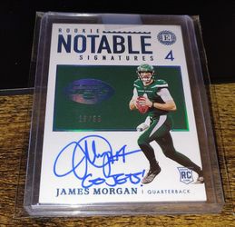 James morgan autograph. /50
