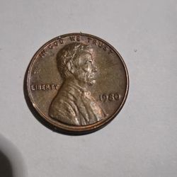 1980 No Mint Mark Penny