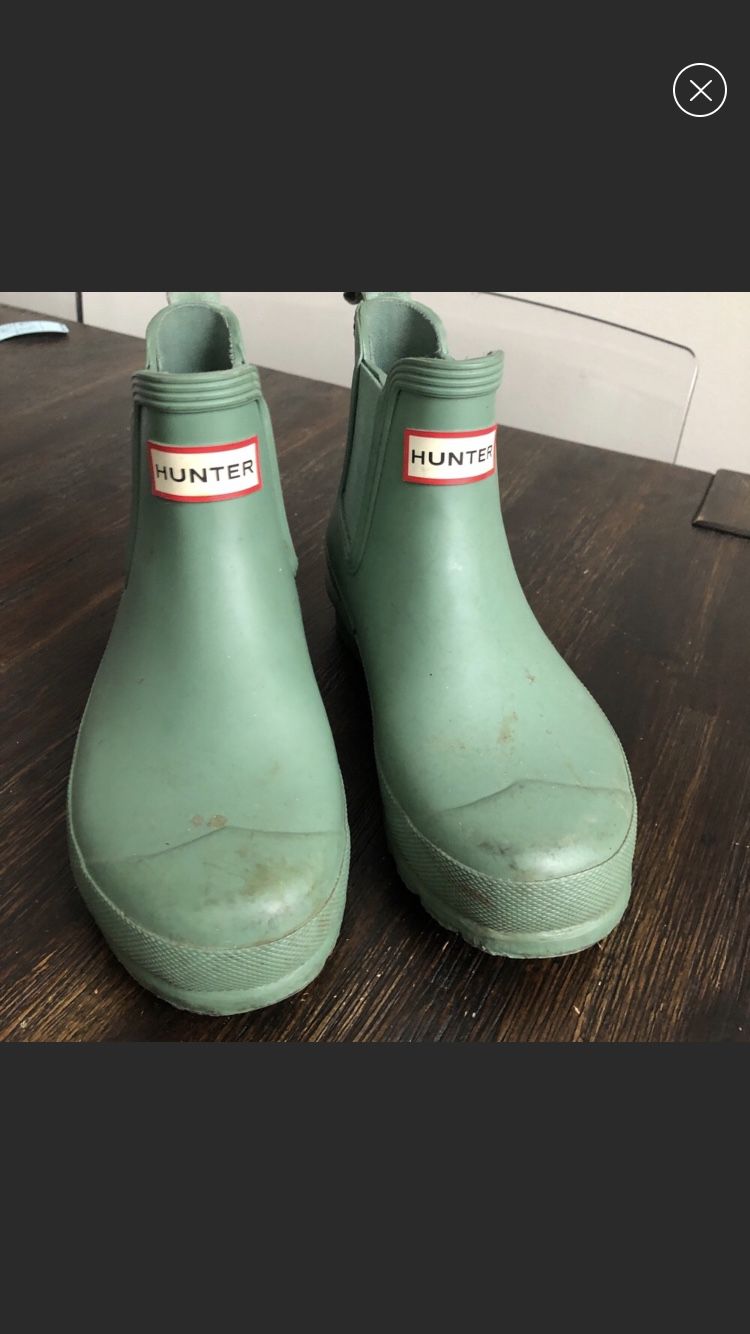 Hunter Women's Original Chelsea Rain Boots Sz 5 Kelly Green Matte. Condition is Pre-owned. Shipped with USPS Priority Mail. Size/Fit Summary: True to