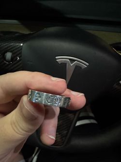 Chrome heart forever ring