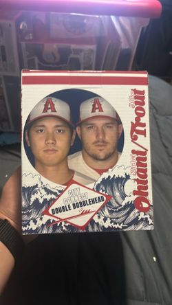 Angels Mike Trout and Shohei Ohtani Bobblehead