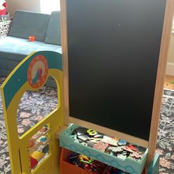 Two Sided Easel With Busy Board 