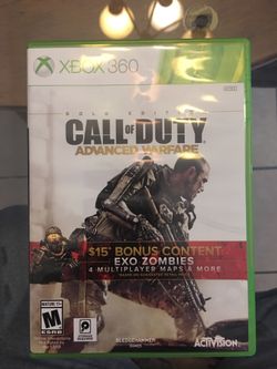 Xbox 360 call of duty gold edition two disk