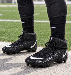 Nike Force Savage Pro 2 High-Top Football Cleats Black Size 12