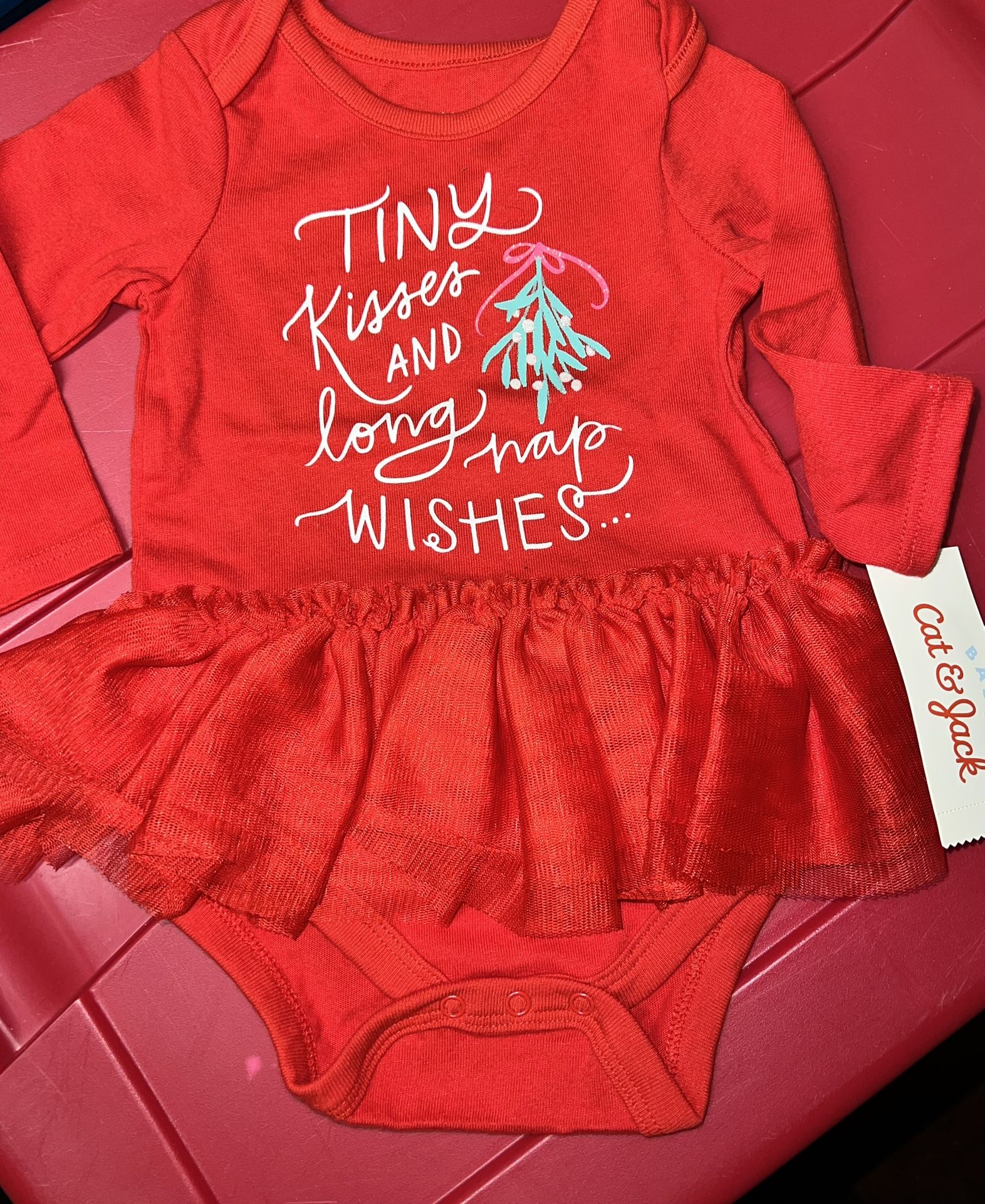 New 6/9mos Onesie w/tutu