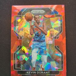 Kevin Durant Red Cracked Ice Prizm