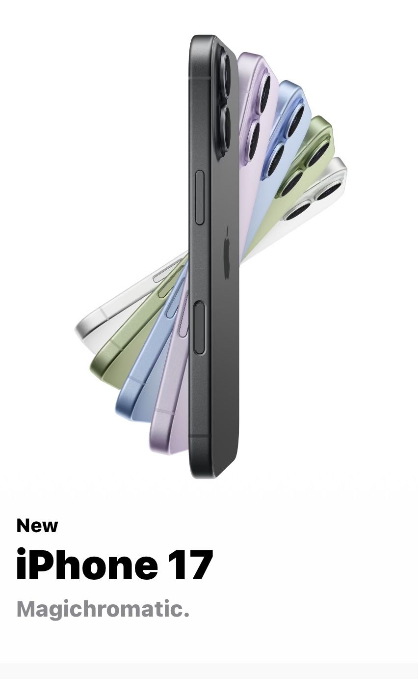 Pre-order the brand new iPhone 17