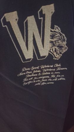 Dark Sport Wolves embroidered  Sweat Pants mens size Medium over sized Medium can fit Medium or Large Brand New w Tags 100% AUTHENTIC $35 Pick up in N