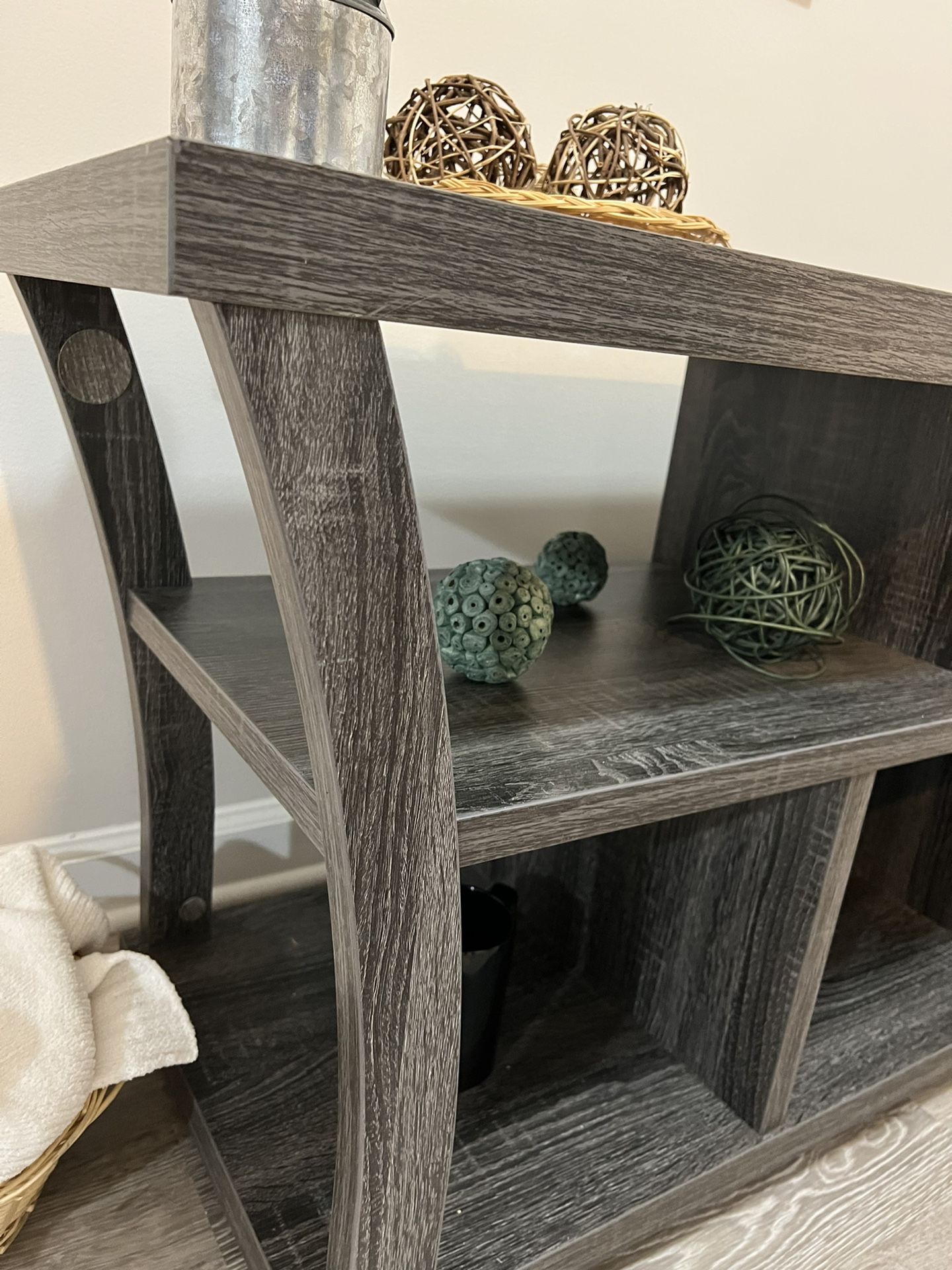 Grey TV Stand / Entertainment Center for Sale in Douglasville, GA OfferUp