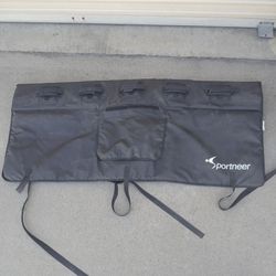 Sportneer Tailgate Protection Pad Waterproof Prevents Scratches with 2 Tool Pockets, Fits Most Truck Bring Up to 5 Bikes