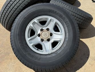 FREE DELIVERY 4x USED 1996-2002 Toyota 4Runner Limited Stock Rims 16X7 Primewell 265/75R16 60%