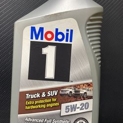 Mobil 1 Full Synthetic Truck And SUV 5W-20