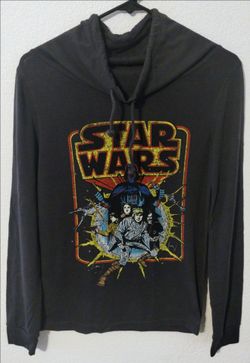 Star Wars Cowl Neck Graphic Pullover Sweatshirt XS