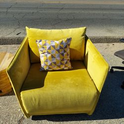 YELLOW ROTARY SOFA