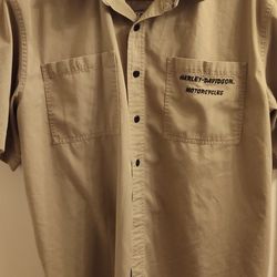 Vintage 2007 Harley Davidson Motorcycles XL Short Sleeve Shirt 