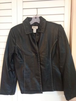 Leather jacket black