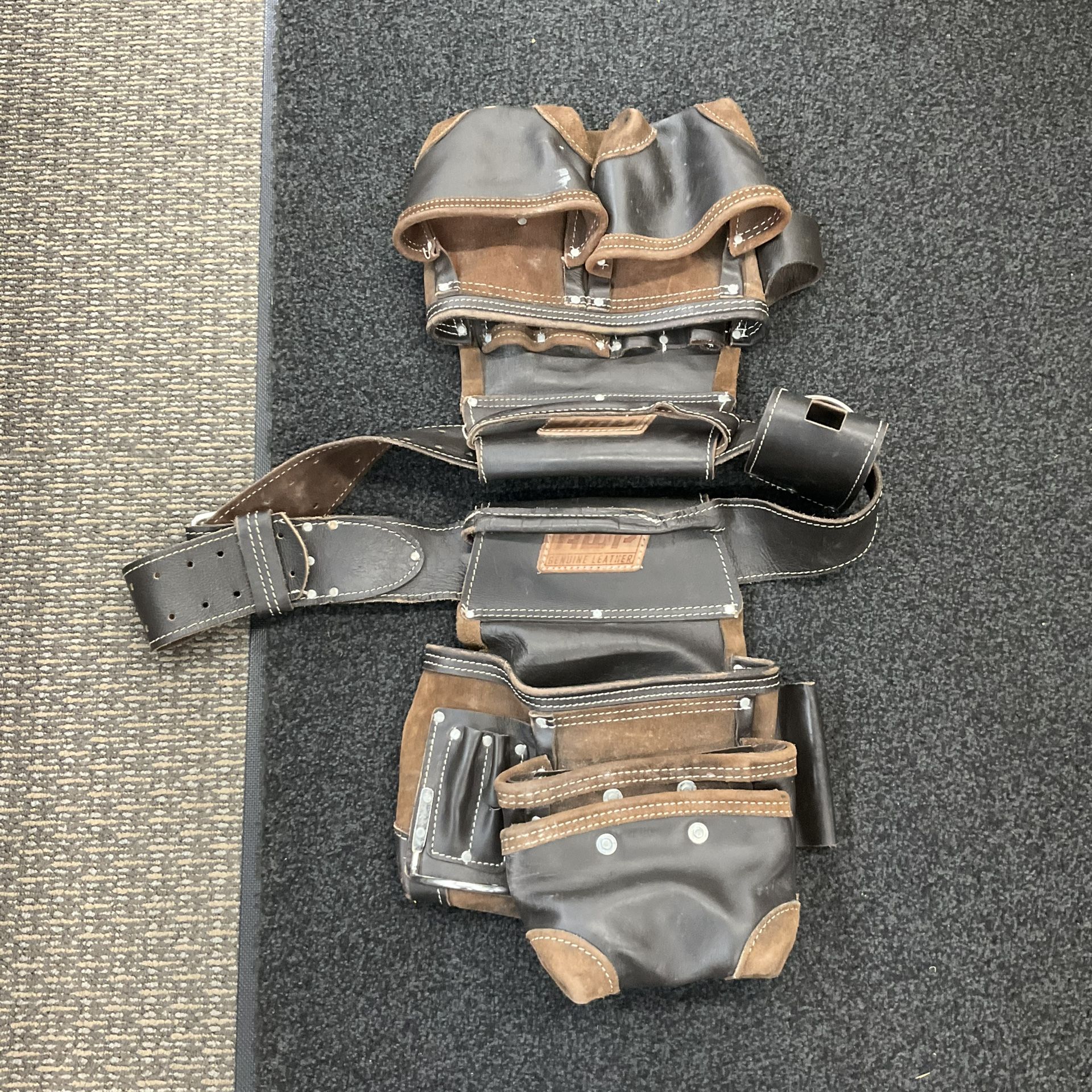 AWP General Construction Leather Tool Belt