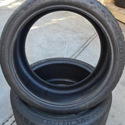Used Pair Of 255/35/20 Michelin Cup2