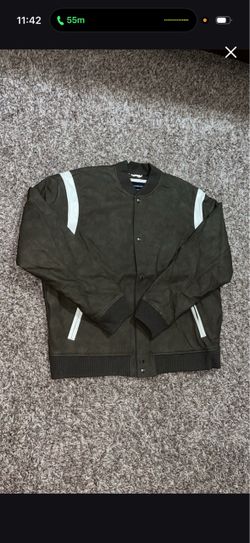 1 Left! XL Abercrombie Suede Jacket