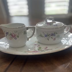 Royal Bavarian Hutschenreuther China Cream And Sugar Set