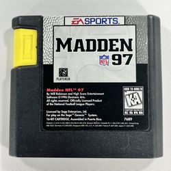 Madden NFL 97 Sega Genesis 1996 Vintage Authentic Cartridge Only Tested