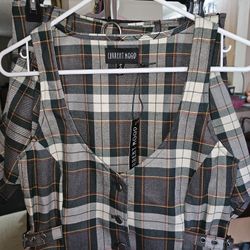 Brand New Current Mood Top And Skirt Set With Purse Size S