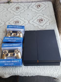 2 Sealed Controllers still Goes for $65! Each sealed. No Games & 2016 PS4 Playstation 4 They Came 500GB But Is 1000GB. I have games for extra $$. Trad