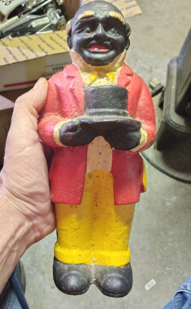 Uncle Mose Cast Iron Piggy Bank 