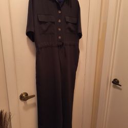 Black Romper Full Length Sz Large