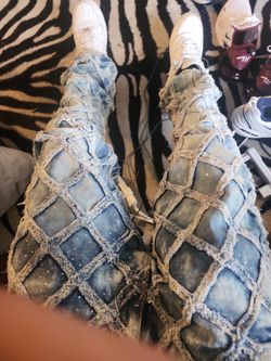 Denim blue diamonds 30 32