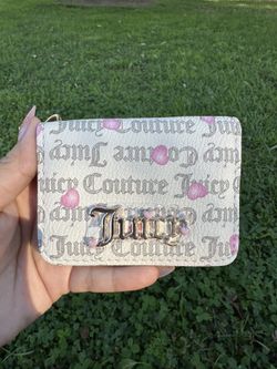 Juicy Couture White With Pink Hearts Wallet 