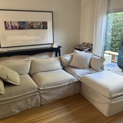 Annabel White Couch NEEDS TO GO TODAY