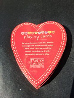 Conversation Hearts Playing  Cards 